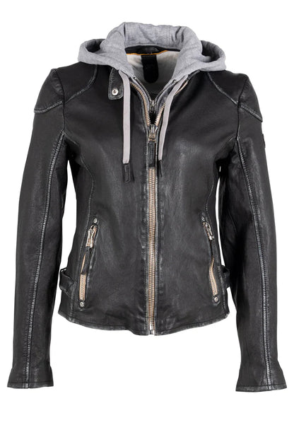 Mauritius Finja Leather Hoodie / Jacket