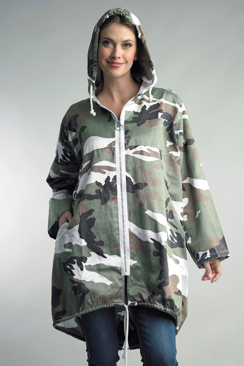 Tempo Paris Oversized Camo Jacket