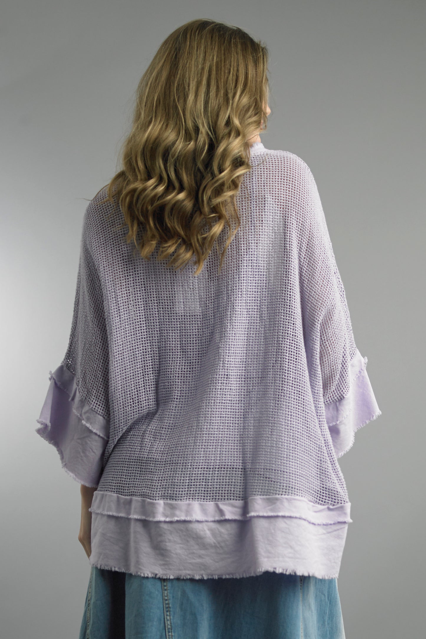 Tempo Paris Cotton Mesh Top w/ Cami