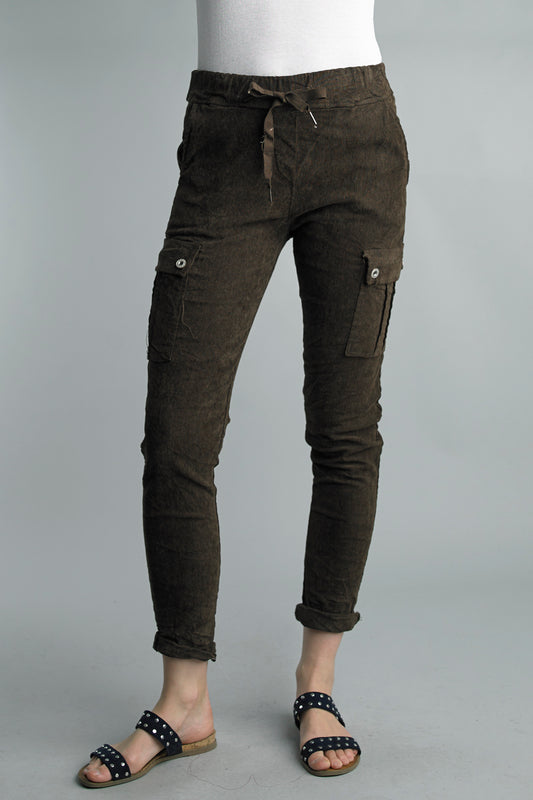 Tempo Paris Micro Corduroy Cargo Pants