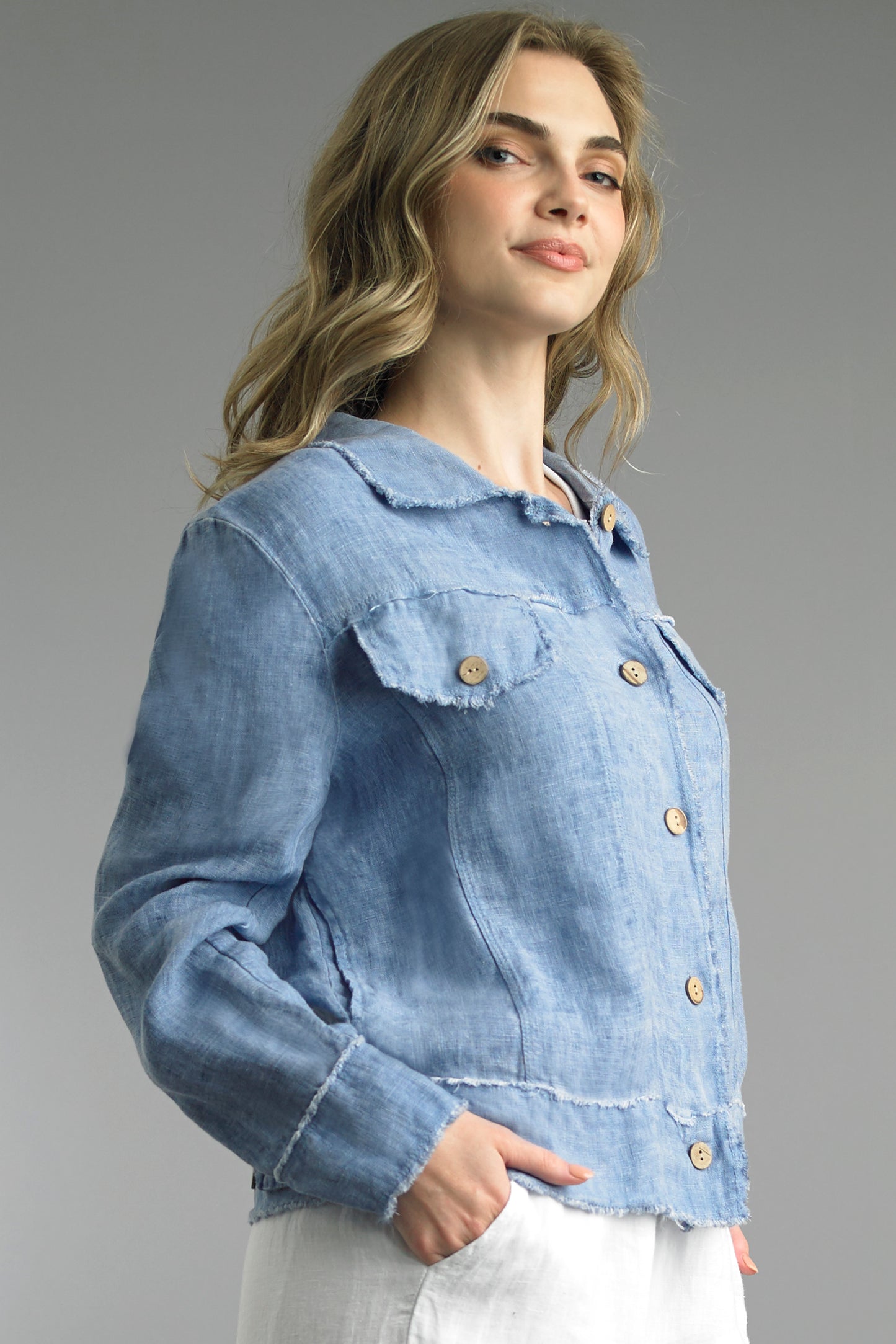 Tempo Paris Perfect Linen Jacket