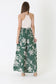Angie Tropical Ruffle Wrap Pants
