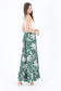 Angie Tropical Ruffle Wrap Pants