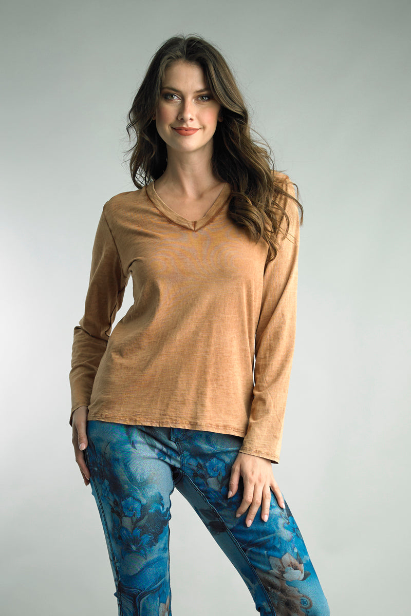 Tempo Paris V Neck Cotton Tee