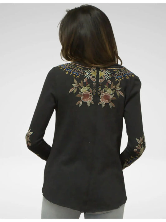 Caite & Kyla Embroidered Paola Top