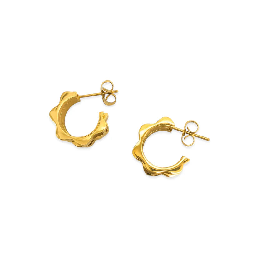 Elegant and Luxe Chain Hoop Earring