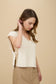 Blu Pepper Cable Knit Side Tie Vest