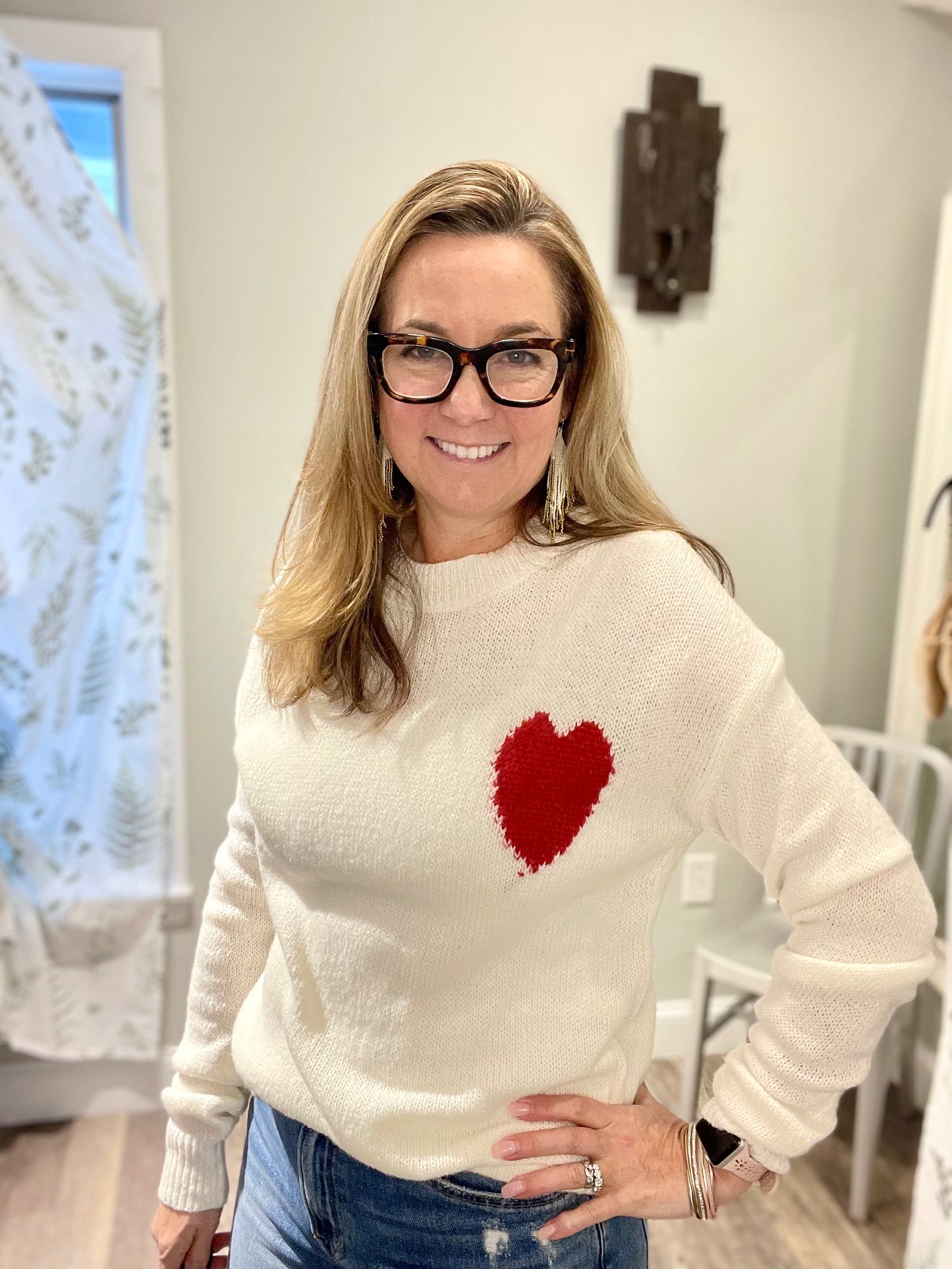 Cezele Sweetheart Sweater