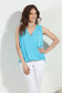 Veronica M Sleeveless Surplice Cupro Top