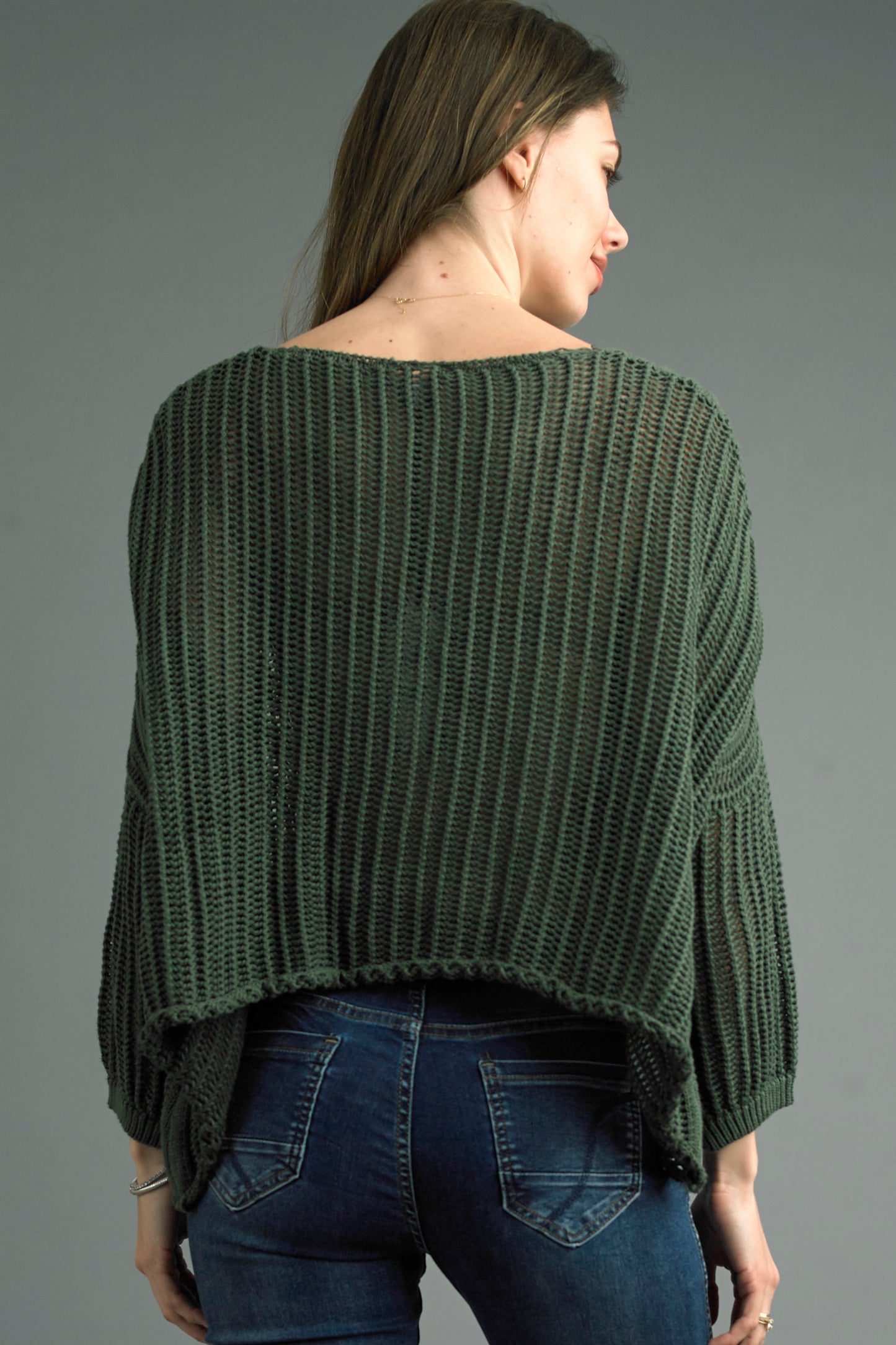 Tempo Paris Crochet Knit Top