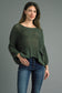 Tempo Paris Crochet Knit Top