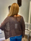 Tempo Paris Crochet Knit Top