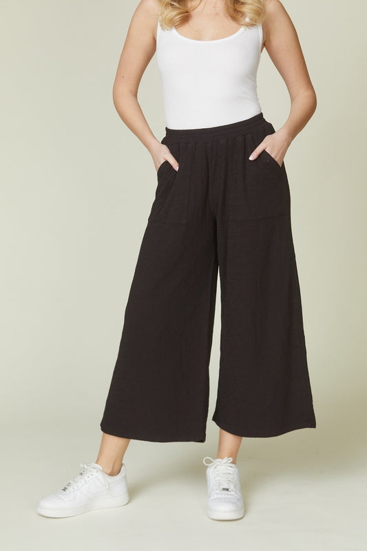 American Able Wide Leg Cotton Pants