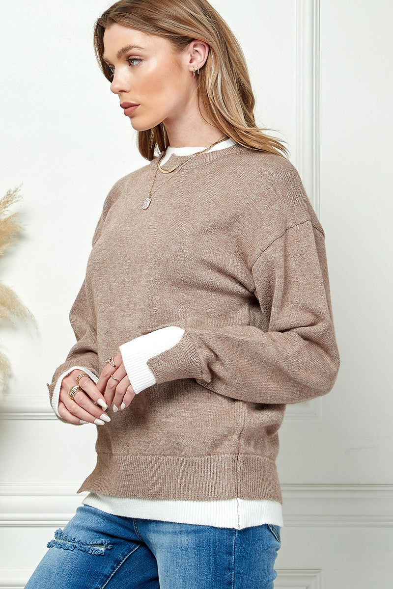 Cezele 2 in 1 Long Sleeve Sweater