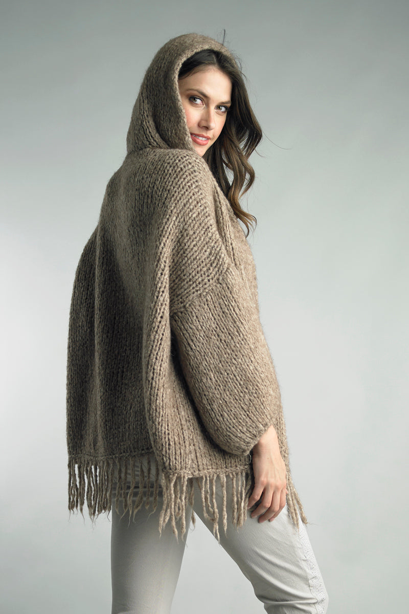 Tempo Paris Starry Fringe Cardigan