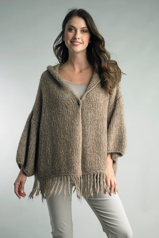 Tempo Paris Starry Fringe Cardigan