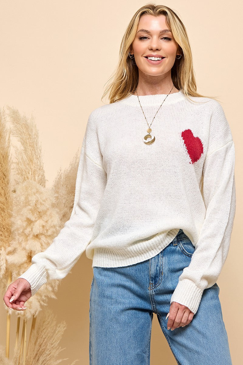 Cezele Sweetheart Sweater