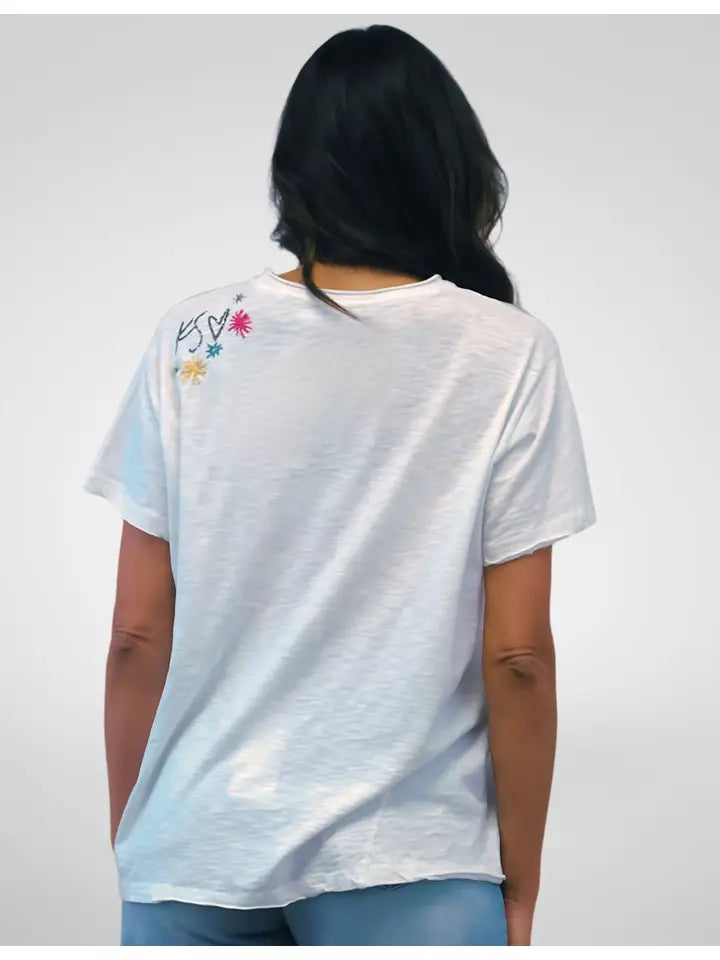 Caite & Kyla Sun and Moon Kara Tee