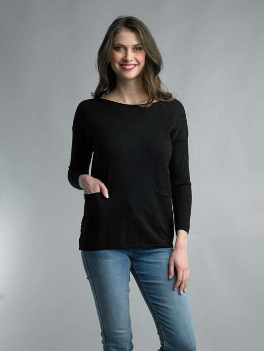 Tempo Paris Lightweight Boatneck Sweater