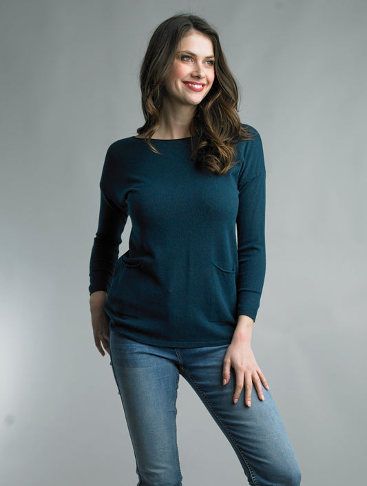 Tempo Paris Lightweight Boatneck Sweater