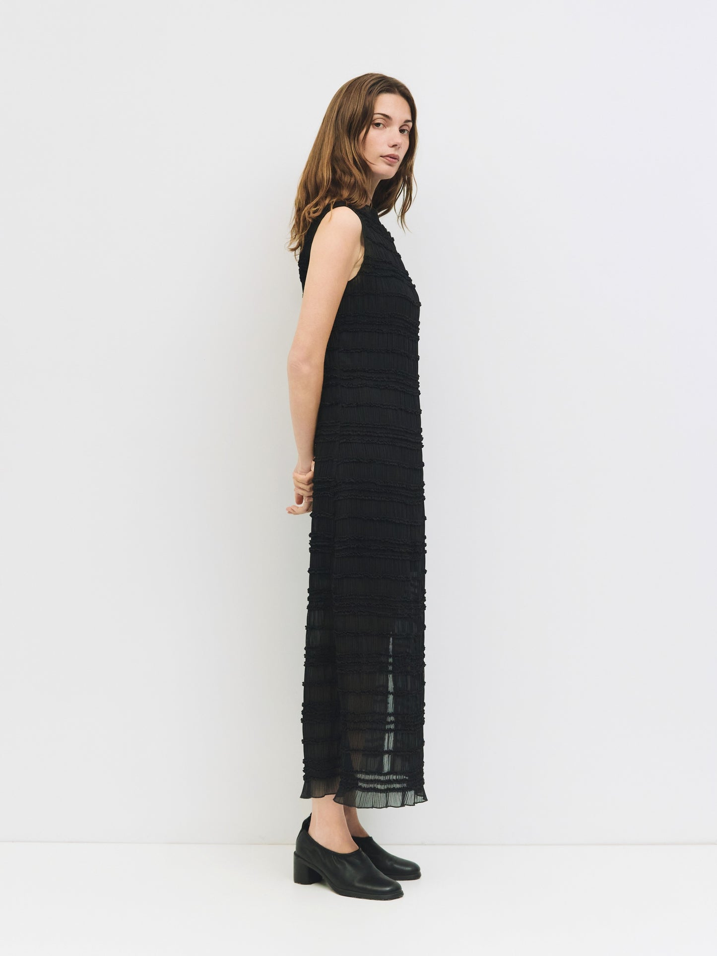 All Row Black Mindy Dress