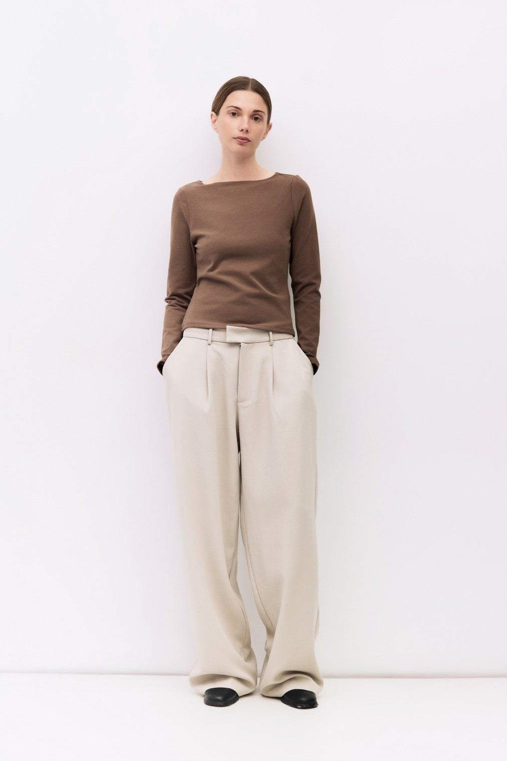 All Row Brown Martina Top