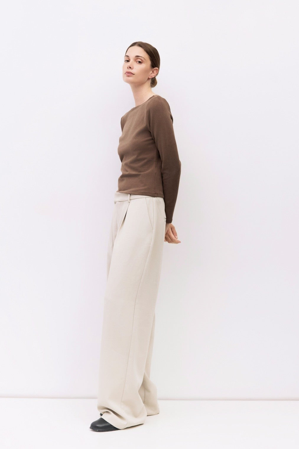 All Row Brown Martina Top