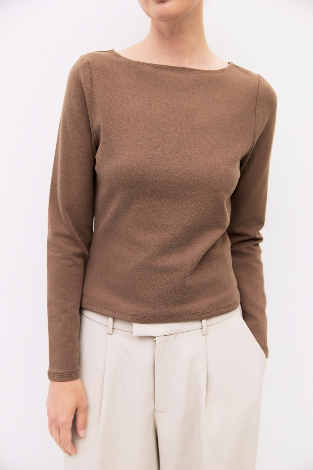 All Row Brown Martina Top