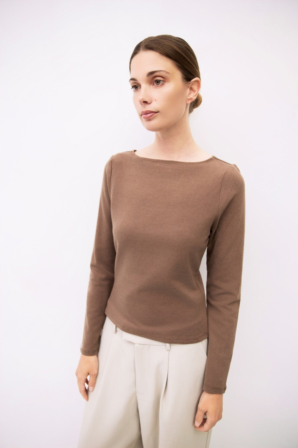 All Row Brown Martina Top