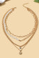 Evil Eye & Sun Moon Pendant Necklace