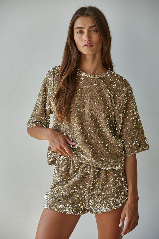 By Together Spotlight Sequin Top