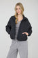 Blu Pepper Quilted Square Puffer Jacket