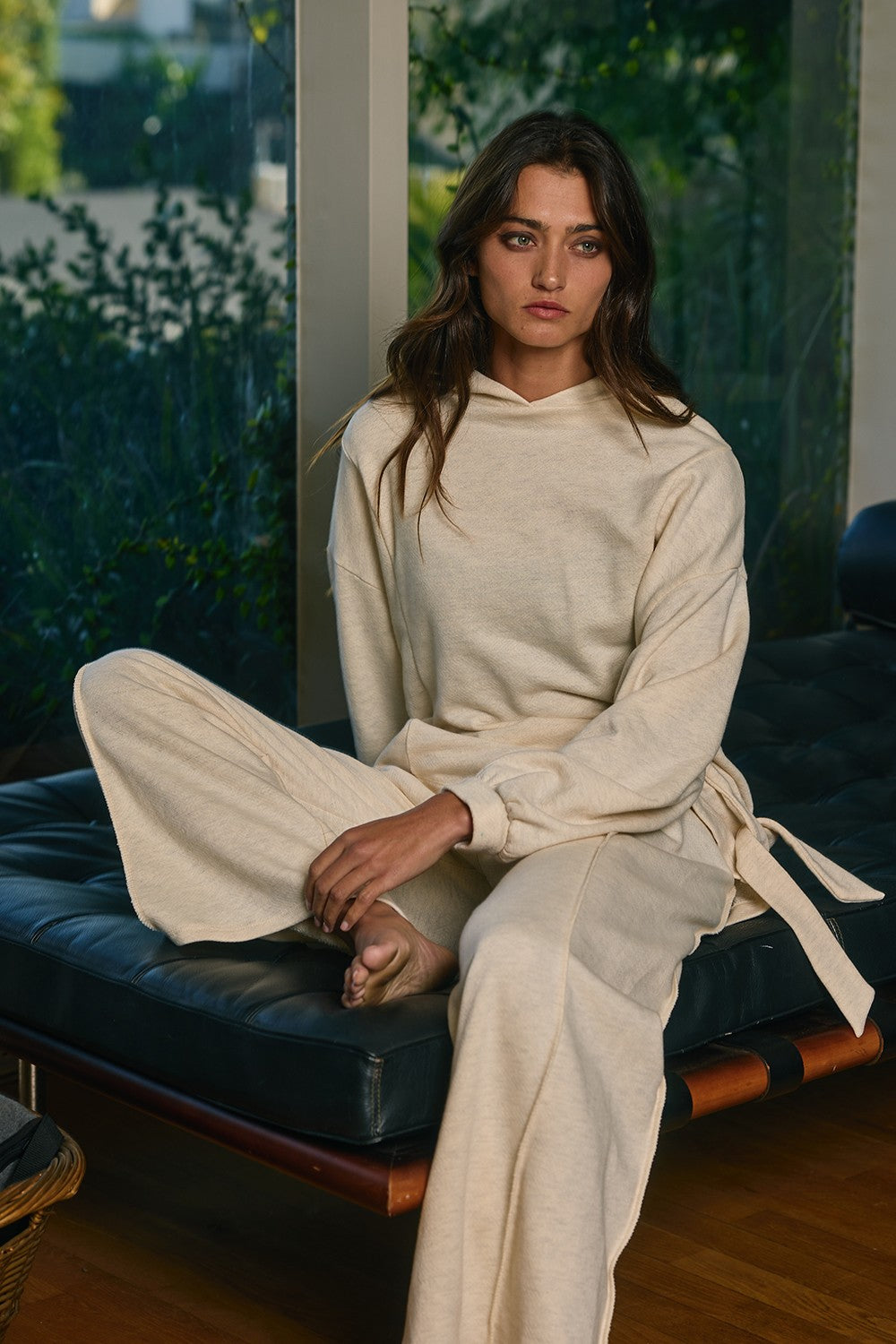 Bucketlist Side-tie Oversized Hoodie