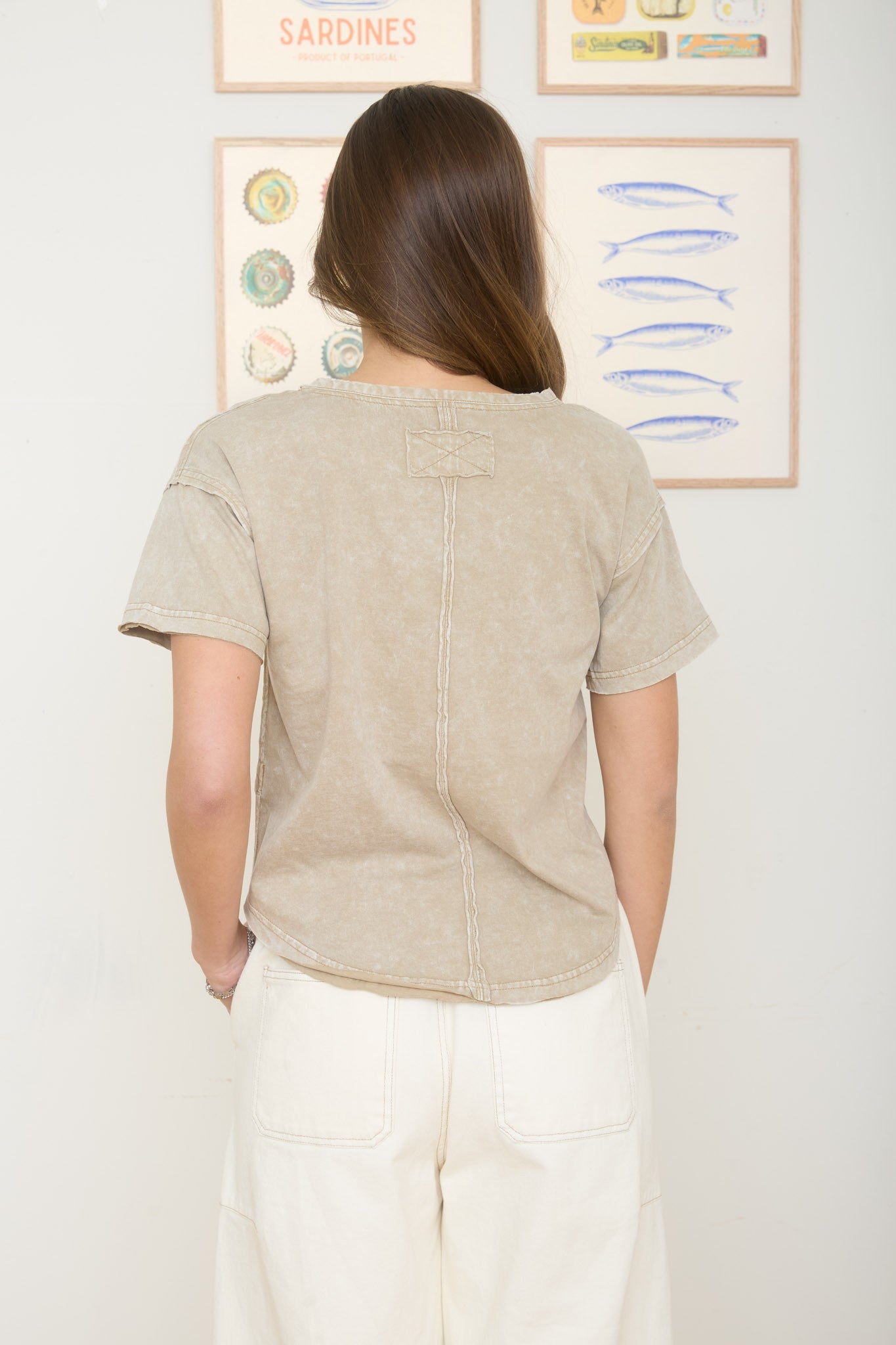 Blu Pepper Scoop Neck T Shirt