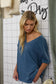 Blu Pepper Relaxed V Neck Top