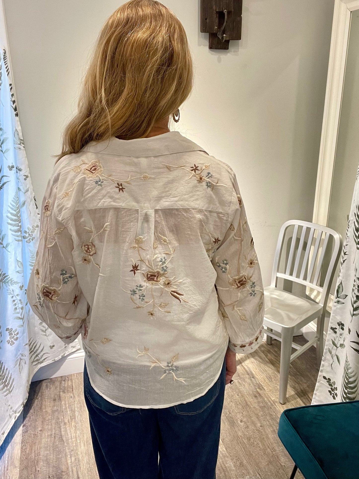 Kyla Seo Floral Gia Blouse