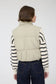 Blu Pepper Collared Zip Up Cropped Puffer Vest