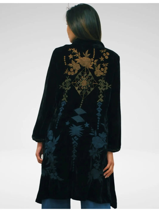 Caite & Kyla Laina Velvet Jacket
