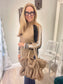 Lux Faux Fur Handbag with Braided Handle