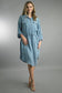 Tempo Paris Linen Tied Waist Dress