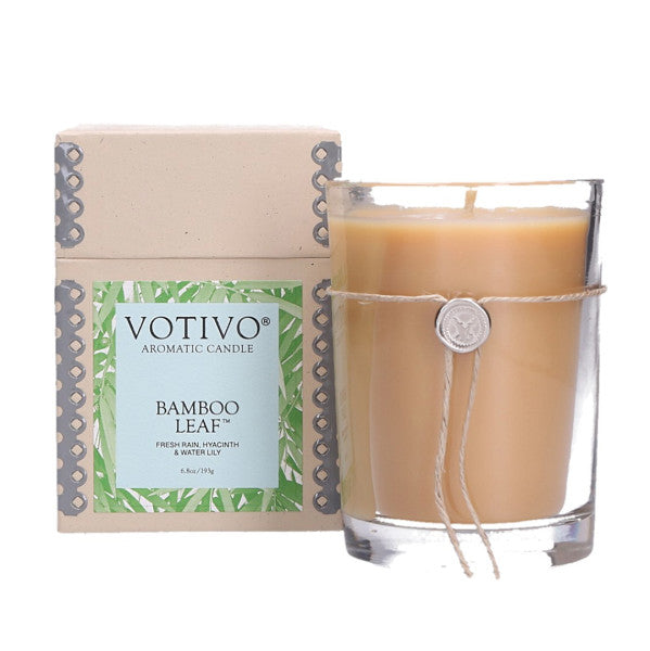 Votivo Bamboo Leaf Soy Candle