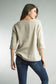 Tempo Paris 3/4 Sleeve Linen Top