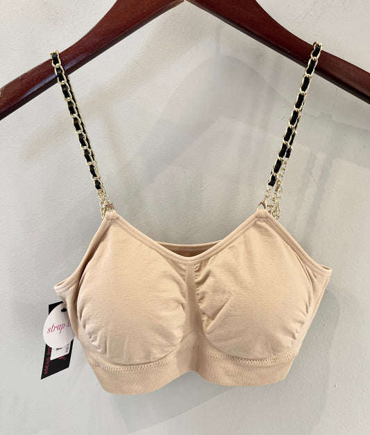 Strap-Its Slinky Gold Chain Bra