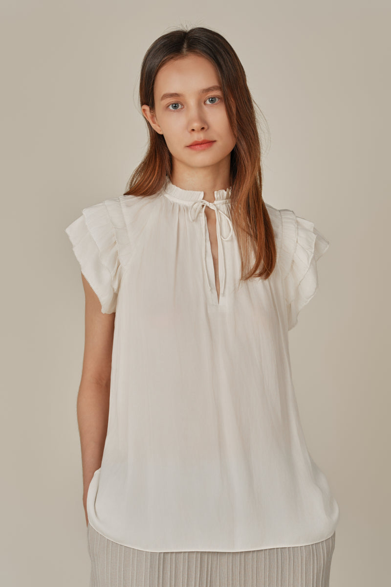 Grade & Gather Ruffle Trim Top