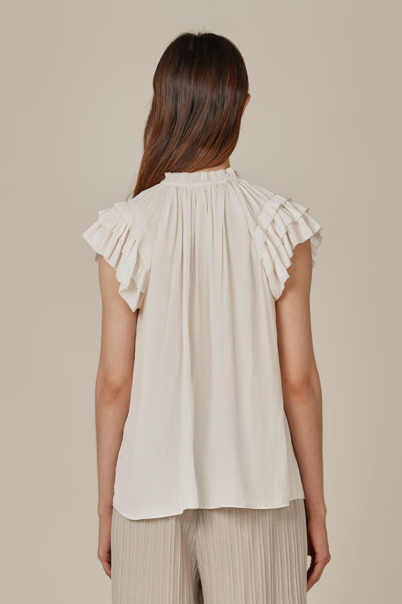 Grade & Gather Ruffle Trim Top