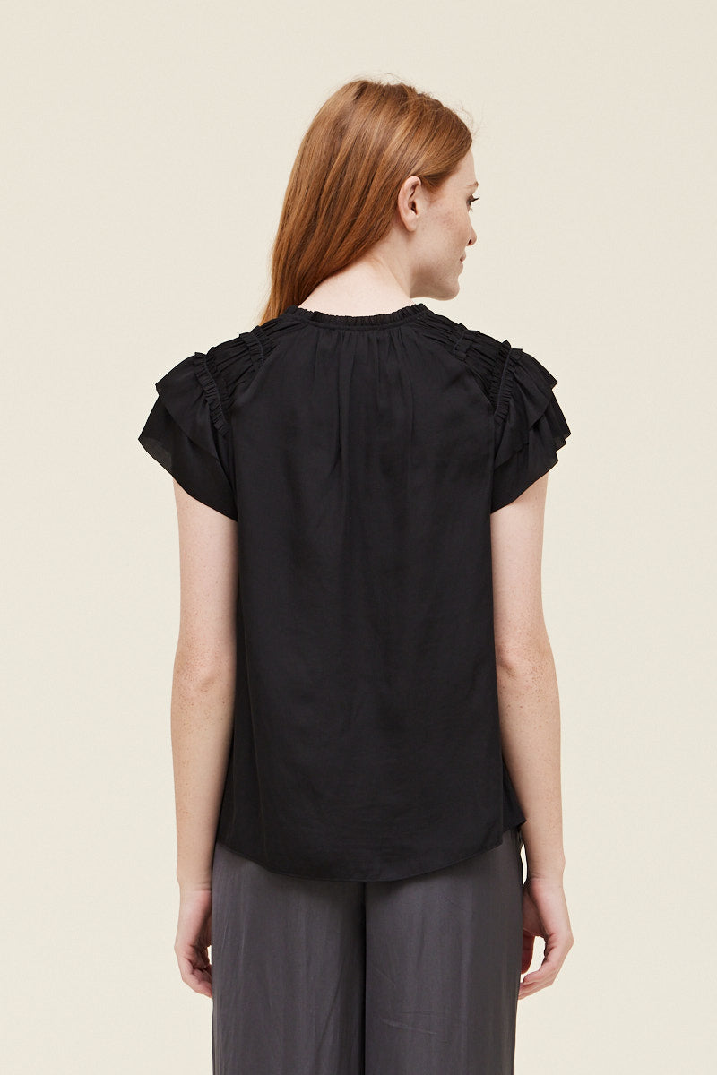 Grade & Gather Ruffle Trim Top