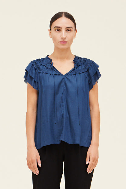 Grade & Gather Ruffle Trim Top