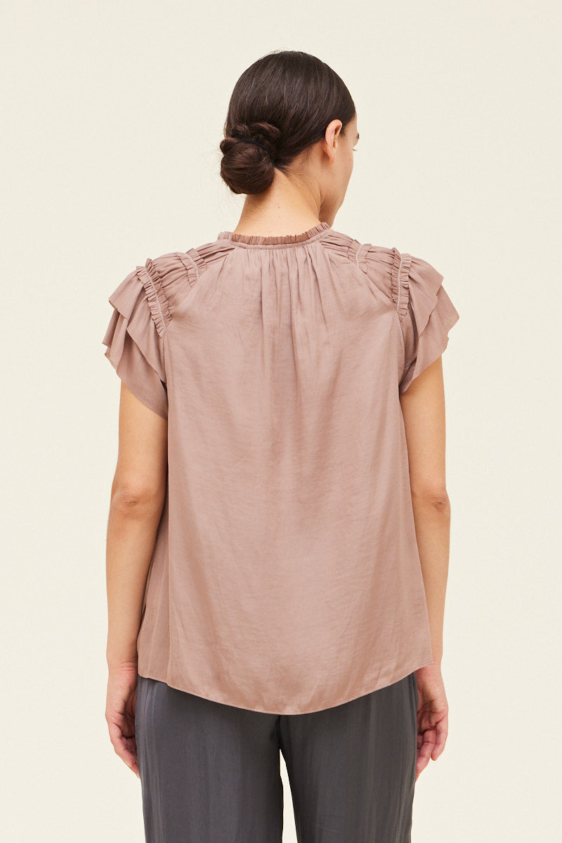 Grade & Gather Ruffle Trim Top