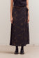 Grade & Gather Printed Overlap Skirt