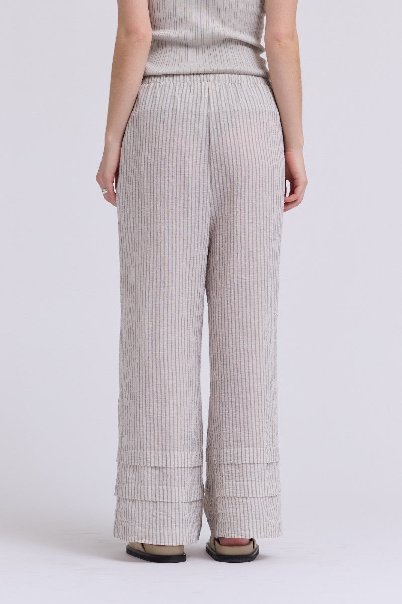 Grade & Gather Striped Drawstring Pants
